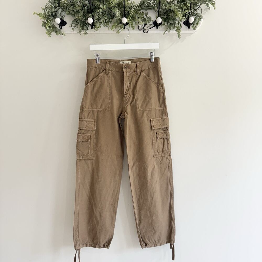 Madewell Low Slung Cargo Brown Pants Size 26 #kw